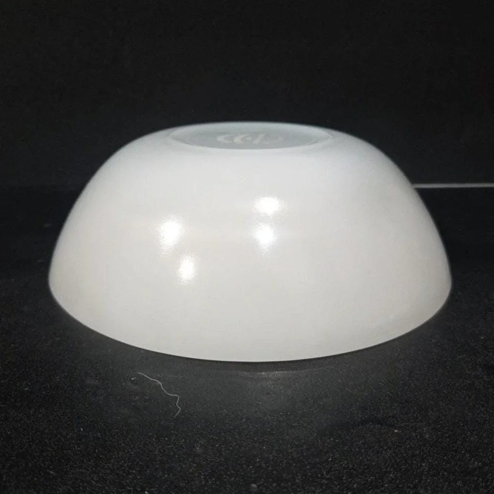 Anchor Hocking Silver Wheat‎ Serving Bowl, Suburbia  arvest Pattern Milk Glass